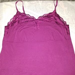 Lane Bryant Pink Spaghetti Strap Cami 1X